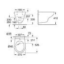 GROHE Биде BAU CERAMIC (39433000) фото 4 Aquada.com.ua
