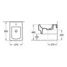 Подвесное биде Villeroy & Boch Memento (542800R2) фото 3 Aquada.com.ua