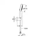 Душевой гарнитур Grohe Power & Soul Cosmopolitan (цвет - хром), 2 вида струи (27838000) фото 2 Aquada.com.ua