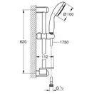 Grohe New Tempesta Classic Душевой гарнитур, хром (27926001)