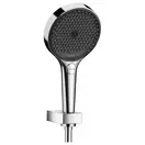 Душевой гарнитур Hansgrohe Rainfinity (цвет - хром/чёрный), 3 типа струи, шланг 1250 мм (26852000) фото 1 Aquada.com.ua
