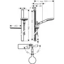 Hansgrohe Raindance Select Душовий набір, білий/хром (27648400)