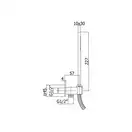 Ручной душ с держателем Paffoni Zdup (цвет - чёрный матовый) (ZDUP095NO) фото 4 Aquada.com.ua