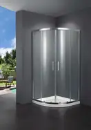 Душевая кабина Primera Frame 100 х 100 х 190 см (стекло "шиншилла") (SHQP51106) фото 2 Aquada.com.ua