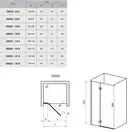 Душевые двери Ravak SmartLine SMSD2-120 (A) P (профиль - хром; стекло - Transparent (прозрачный)) (0SPGAA00Z1) фото 2 Aquada.com.ua