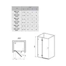 Душевые двери Ravak Brilliant BSD2-80 A-R (профиль - хром; стекло - Transparent (прозрачный)) (D01000A084) фото 2 Aquada.com.ua