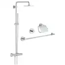 Комплект Grohe душевая система Euphoria 27932000 + набор аксессуаров Essentials 40775001 (2793200040775000) фото 2 Aquada.com.ua