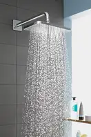 Душевая система скрытого монтажа с термостатом Hansgrohe Croma (цвет - хром) (23714000) фото 2 Aquada.com.ua