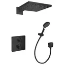 Душевая система скрытого монтажа Hansgrohe Raindance 300 цвет черный мат (2623815714MB) фото 1 Aquada.com.ua