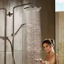 Душова система Hansgrohe Croma Select Showerpipe S 280 RainAir 1jet Reno, хром (26793000)