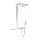 Душевая система с термостатом Hansgrohe Rainmaker Showerpipe 460 3jet (цвет - хром/белый) (27106400) фото 1 Aquada.com.ua