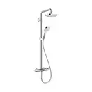 Hansgrohe Croma E Showerpipe Select 180 2jet, хром/белый (27256400)
