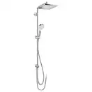 HANSGROHE Душевая система EcoSmart 9 л / мин, хром Crometta E 240 1jet Showerpipe Reno (27289000) фото 1 Aquada.com.ua