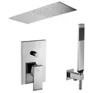 Душевая система Paffoni Shower скрытого монтажа со смесителем с верхним душем 500x220 мм (хром) (DS2Slim) фото 1 Aquada.com.ua