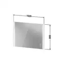 Зеркало с LED подсветкой Duravit XViu 102 х 4 х h80 см, версия "icon" (XV70430B2B2) фото 5 Aquada.com.ua