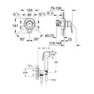 Grohe BauLoop Комплект гігієнічного душу, хром (2904200B)