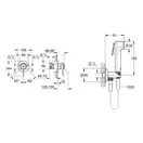 GROHE Набір 2 в 1 для туалету BauClassic  (2904800S)