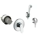 HANSGROHE Набор для гигиенического душа скрытого монтажа 2 (цвет - хром/белый) (32127111) фото 2 Aquada.com.ua