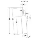 Ёршик подвесной Duravit Starck T, хром (0099461000) фото 2 Aquada.com.ua