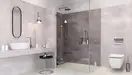 Geberit DELTA 51 смывная клавиша, двойной смыв, пластик, хром глянец (115.105.21.1)