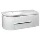 Тумба с умывальником 120 см Devit Fly, белый глянцевый (0022120) фото 1 Aquada.com.ua