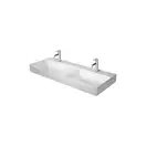 Комплект мебели тумба с двойной раковиной Duravit XSquare 118,4 х 46 см (XS445602222+23531200141) фото 2 Aquada.com.ua