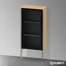 Шкафчик напольный со стеклянными дверцами Duravit XViu 50 x 24 х h113 см, дуб брашированный (XV1361LB112) фото 2 Aquada.com.ua