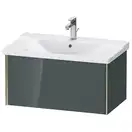 Тумба подвесная под раковину Duravit XViu 81 x 46,9 см, доломитово-серый глянцевый лак (XV40160B138) фото 1 Aquada.com.ua