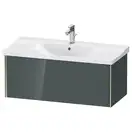 Тумба подвесная под раковину Duravit XViu 101 x 46,9 см, доломитово-серый глянцевый лак (XV40170B138) фото 1 Aquada.com.ua
