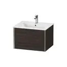 Тумба подвесная под раковину Duravit XViu 61 x 48 см, каштан тёмный (XV40250B153) фото 1 Aquada.com.ua
