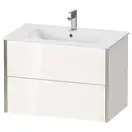 Тумба подвесная под раковину Duravit XViu 81 x 48 см, белый глянцевый (XV41260B122) фото 1 Aquada.com.ua