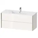 Тумба подвесная под раковину Duravit XViu 121 x 48 см, белый глянцевый (XV41280B122) фото 1 Aquada.com.ua