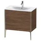 Тумба напольная под раковину Duravit XViu 81 x 48 см, орех темный (XV43020B121) фото 1 Aquada.com.ua