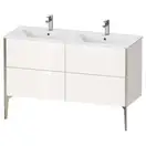 Тумба напольная под раковину Duravit XViu 128 x 48 см, белый глянцевый (XV44850B122) фото 1 Aquada.com.ua