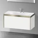 Тумба подвесная с раковиной c-bonded Duravit XViu 100 x 48 см, белый матовый (XV4611EB118P) фото 2 Aquada.com.ua