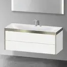 Тумба подвесная с раковиной c-bonded Duravit XViu 120 x 48 см, белый матовый (XV4617EB118P) фото 2 Aquada.com.ua