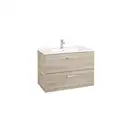 ROCA VICTORIA BASIC тумба с умывальником 80см, цвет береза (A855852422) фото 1 Aquada.com.ua