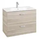 ROCA VICTORIA BASIC тумба с умывальником 70см, цвет береза (A855853422) фото 1 Aquada.com.ua