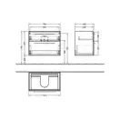 VILLEROY & BOCH VERITY DESIGN тумба 75*57,5*45см, подвесная, цвет белый глянец (B02100DH) фото 2 Aquada.com.ua