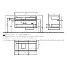 Тумба под умывальник с LED подсветкой 100 см Villeroy & Boch Collaro (Truffle Grey) умывальник слева (C014L0VG) фото 2 Aquada.com.ua