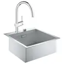 Набор Grohe мойка кухонная K800 31583SD0 + смеситель Minta 32918000 (31583SD032918000)