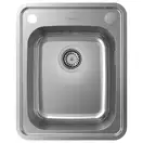 Встраиваемая кухонная мойка Hansgrohe S41 S412-F340 (цвет - нержавеющая сталь) 340/400 (43334800) фото 1 Aquada.com.ua