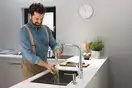 Встраиваемая кухонная мойка Hansgrohe S71 S719-U660 (цвет - нержавеющая сталь) 660 (43428800) фото 2 Aquada.com.ua