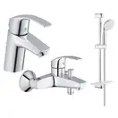 Grohe Eurosmart Комплект змішувачів для ванни, хром (123238S)