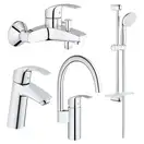 Grohe Eurosmart M-Size Набір змішувачів, хром (123248MK)