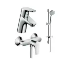 Набор смесителей для душа 3-в-1 Hansgrohe Focus (цвет - хром) (31796111) фото 1 Aquada.com.ua