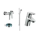 Набор смесителей для душа 3-в-1 Hansgrohe Focus E2 (цвет - хром) (31933000) фото 1 Aquada.com.ua