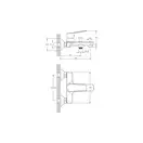 Набор смесителей для ванны/кухни 4-в-1 Imprese (цвет - хром) (kit30094) фото 2 Aquada.com.ua