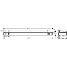 Поличка Hansgrohe Rainfinity, Matt White (26844700)