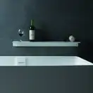 VOLLE Полочка 60*12*6,5см каменная Solid surface (18-40-115) фото 1 Aquada.com.ua